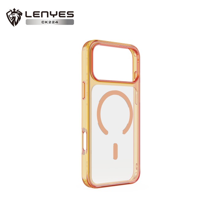 Funda Lenyes CK224: Transparencia Anti-Amarilleo con MagSafe Ultra Potente