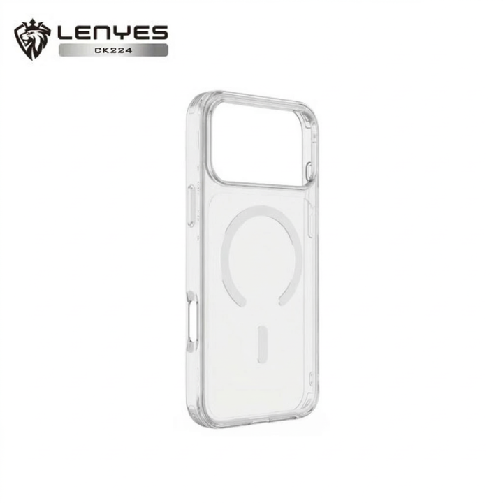Funda Lenyes CK224: Transparencia Anti-Amarilleo con MagSafe Ultra Potente