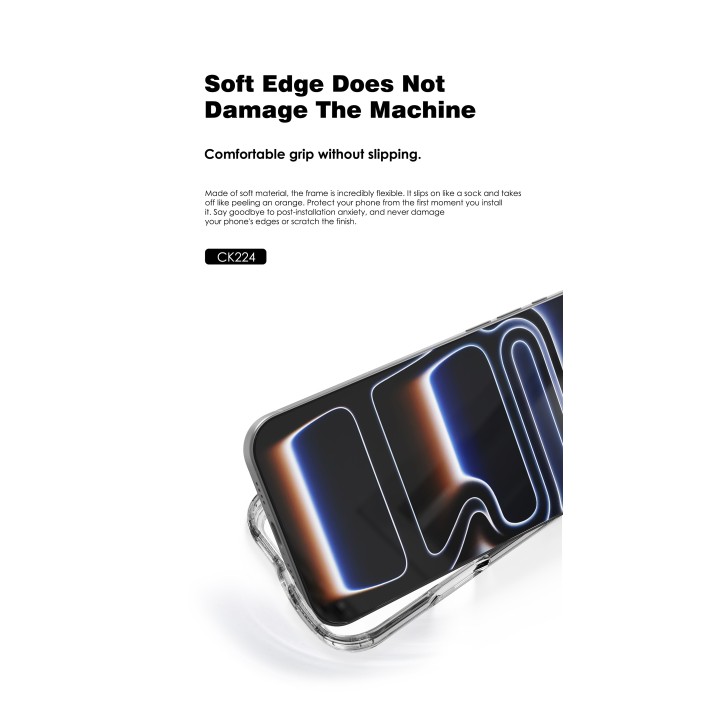 Funda Lenyes CK224: Transparencia Anti-Amarilleo con MagSafe Ultra Potente