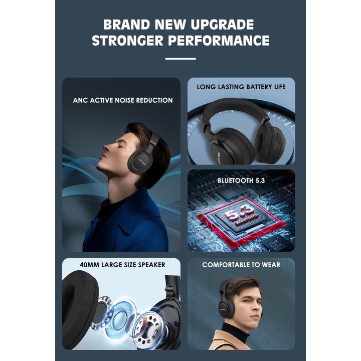 Auriculares Bluetooth Lenyes LH83 Negro – Multimodal