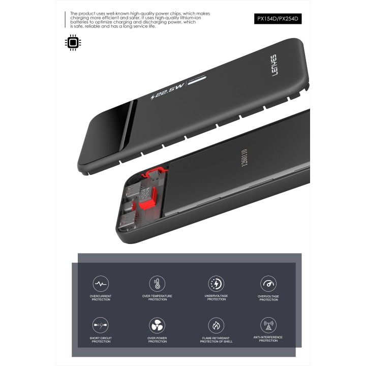 Power Bank Lenyes PX254D – 20000mAh