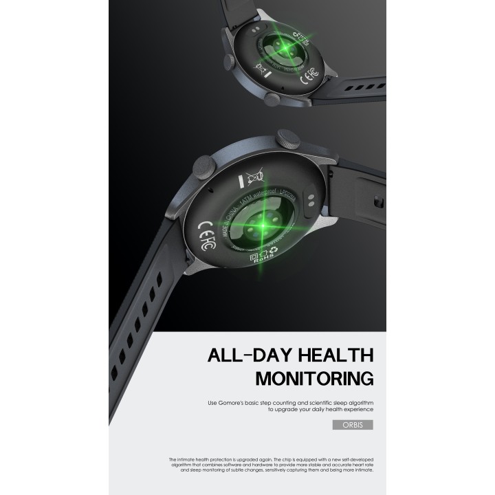 Reloj inteligente Lenyes ORBIS Negro – Pantalla 1.43" AMOLED 1000