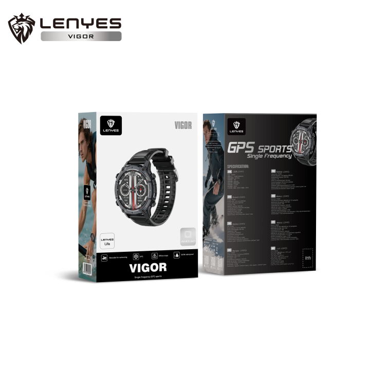 Reloj inteligente Lenyes VIGOR Pro Negro – 550mAh y Ecosistema AI