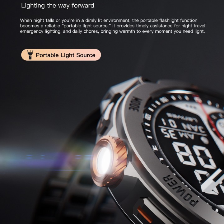 Reloj inteligente Lenyes VITA Negro – Titanium