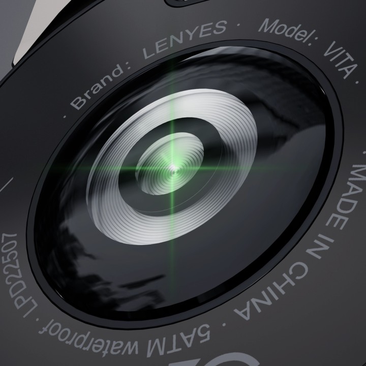 Reloj inteligente Lenyes VITA Negro – Titanium