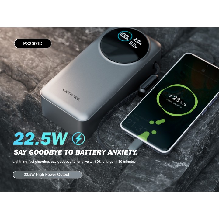 Power Bank Lenyes PX3004D – 30000mAh