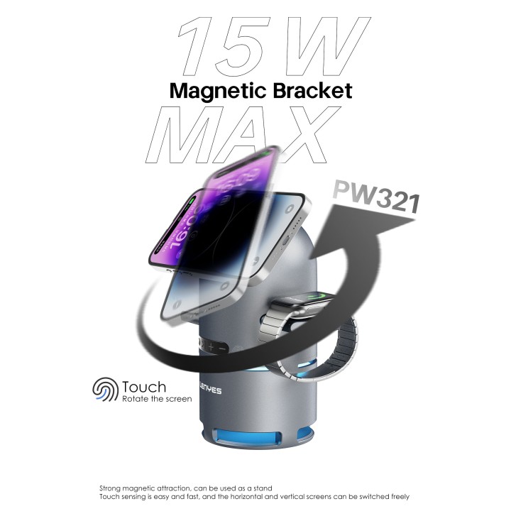 Estación de Carga Lenyes PW321 – 15W MagSafe