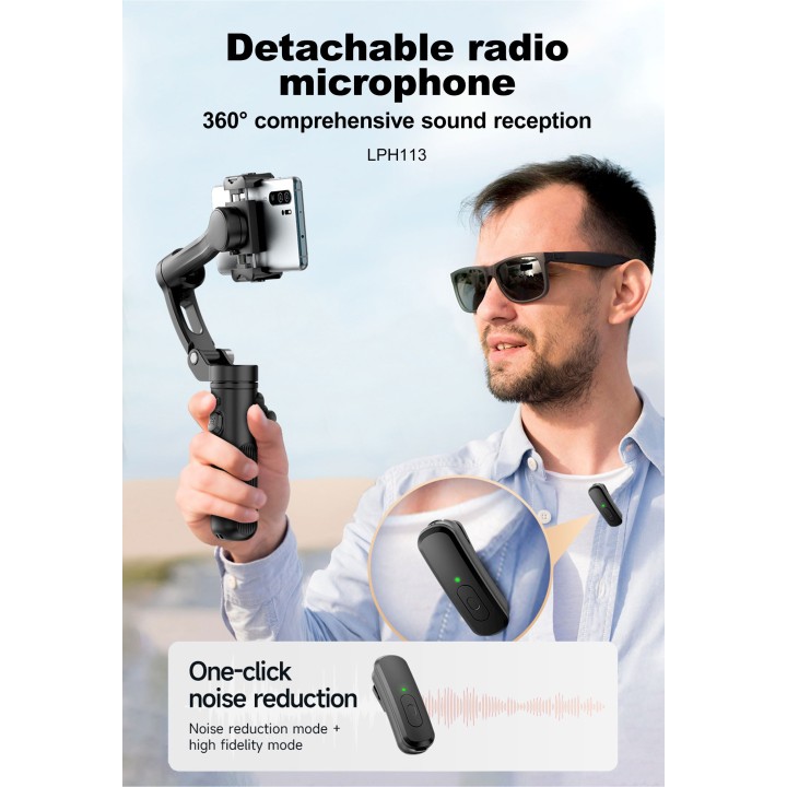 Estabilizador Gimbal Lenyes LPH113 – 3 Ejes con Seguimiento IA