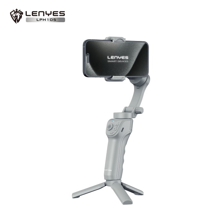 Estabilizador Gimbal Lenyes LPH105 – 3 Ejes con Luz de Relleno