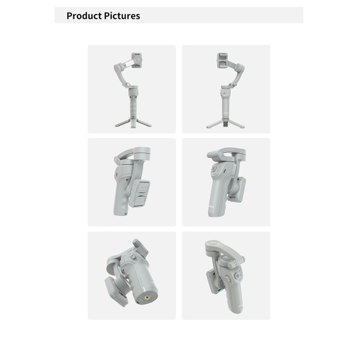 Estabilizador Gimbal Lenyes LPH105 – 3 Ejes con Luz de Relleno