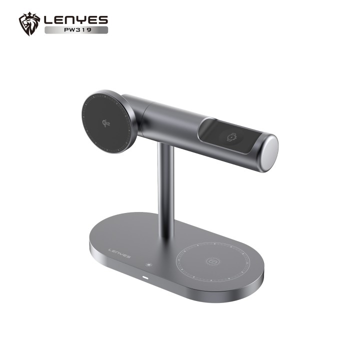 Cargador Inalámbrico Lenyes PW319 Q12 – Certificación QI2 15W