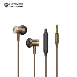 Auriculares Lenyes LF109AUX-Marron – Driver 14mm Hi-Fi