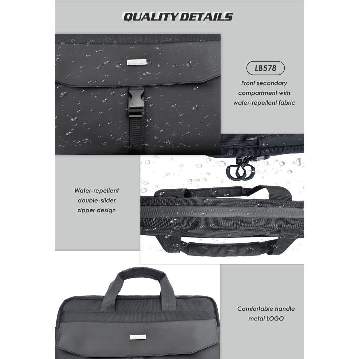 Maletín Lenyes LB578 – Profesional para 15-16"