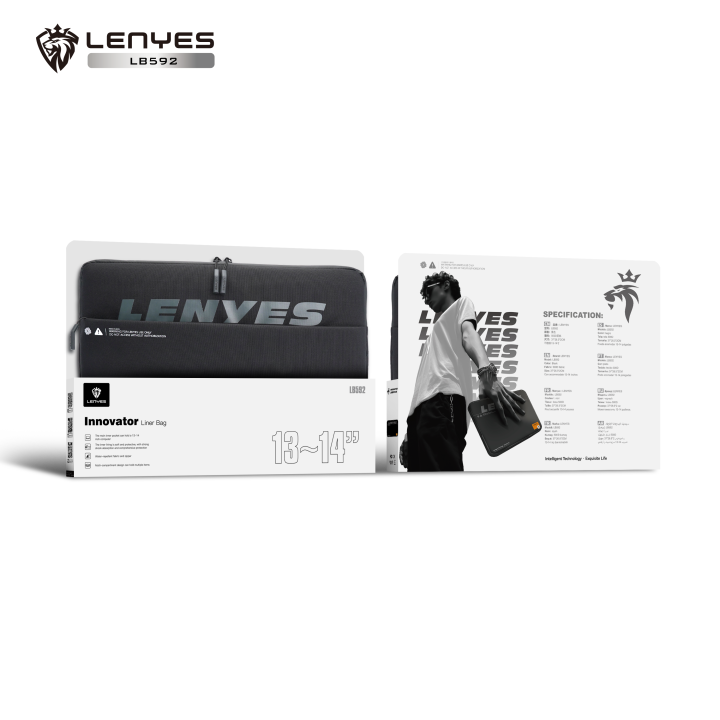 Funda Protectora Lenyes LB592 – Diseño Innovator 13-14" y Tejido