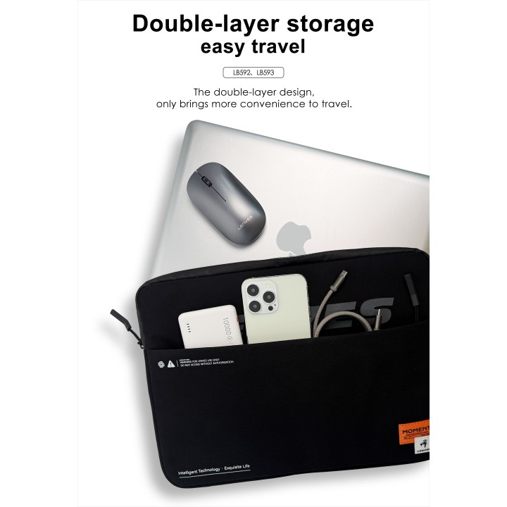 Funda Protectora Lenyes LB593 – Diseño Innovator 15-16" y Tejido