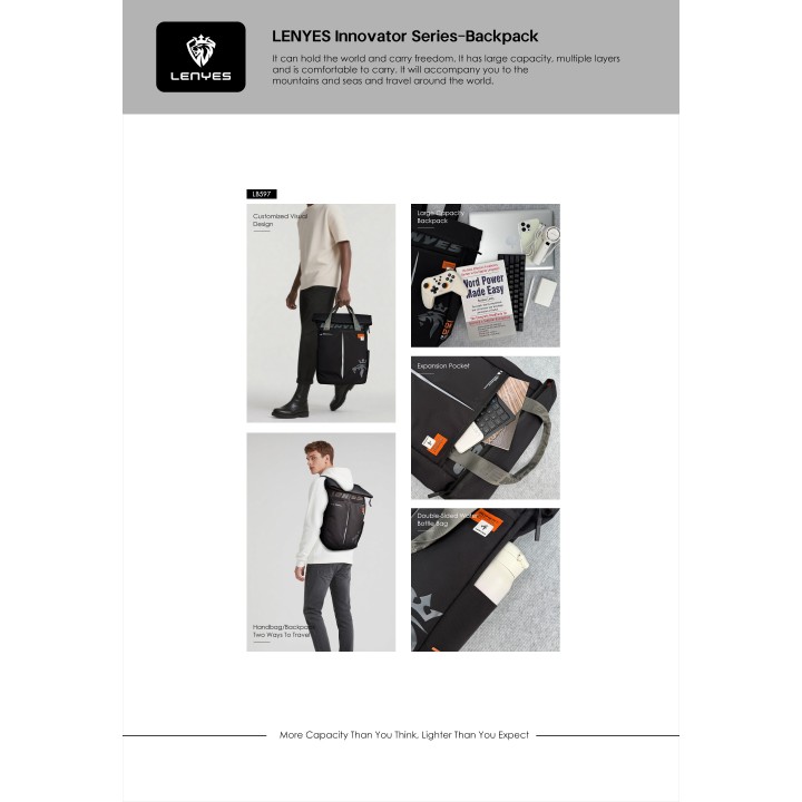 Mochila Lenyes LB597 – Innovator