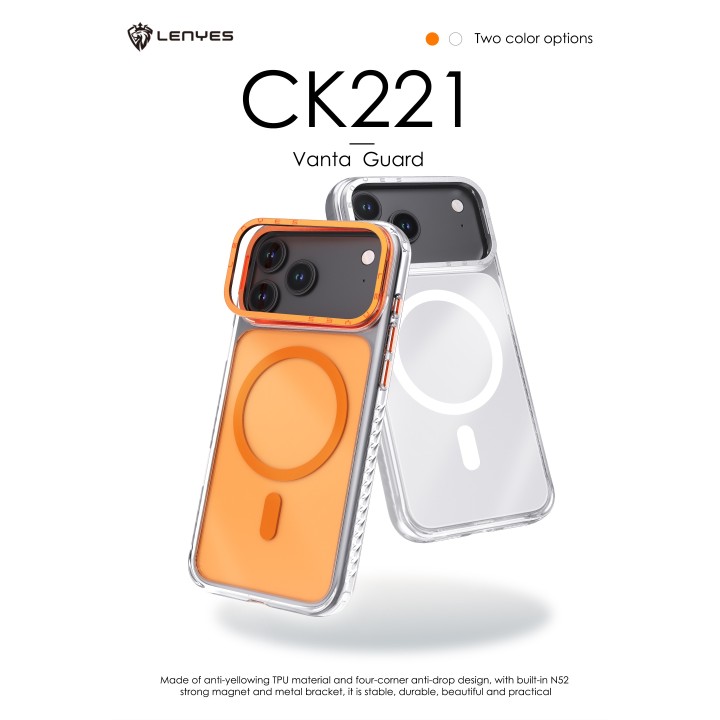 Lenyes CK221 al por Mayor - Funda Transparente con Soporte Cámara | WePhone