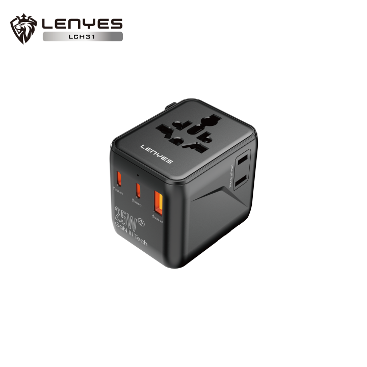 Adaptador Lenyes LCH31 – Viaje de 25W GaN III