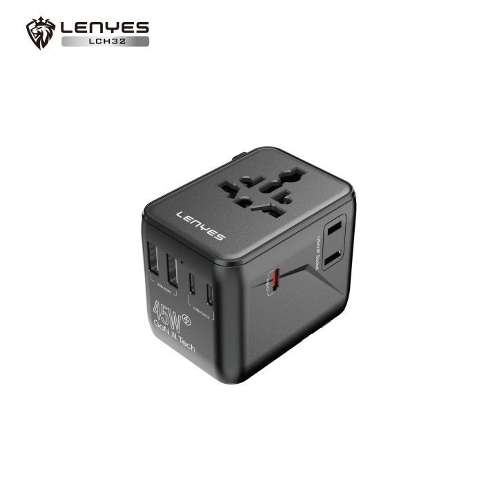 Adaptador Lenyes LCH32 – Viaje 45W GaN III