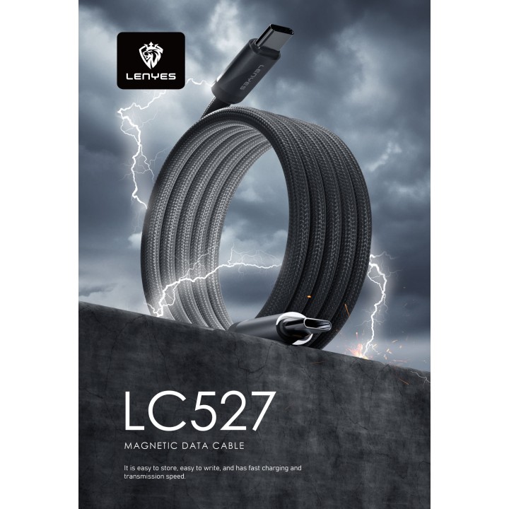 Cable Lenyes LC527-Tipo C – USB-C a USB-C LC527