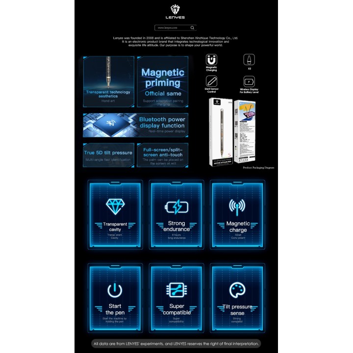 Lápiz Óptico Lenyes LSP105 – iPad y Dise
