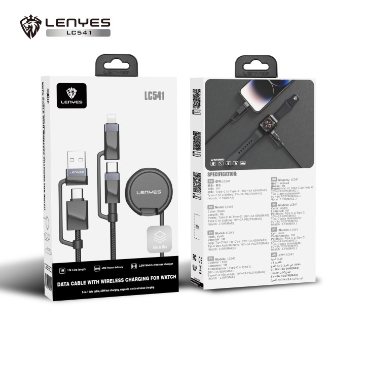 Cable Lenyes LC541 – Multi-Carga 60W