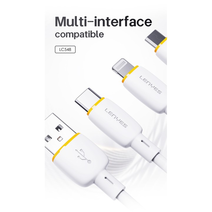 Cable Lenyes LC548-USBA-TipoC – USB-A a USB-C LC548