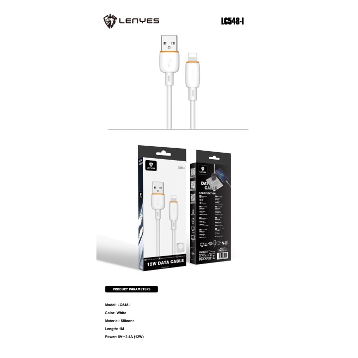 Cable Lenyes LC548-USBA-Lightning – USB-A a Lightning LC548-i