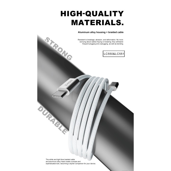 Cable Lenyes LC551-TipoC-TipoC – USB-C a USB-C LC551