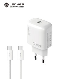 Cargador Lenyes LCH90+Cable TipoC-TipoC – LCH90 GaN 20W con Cable