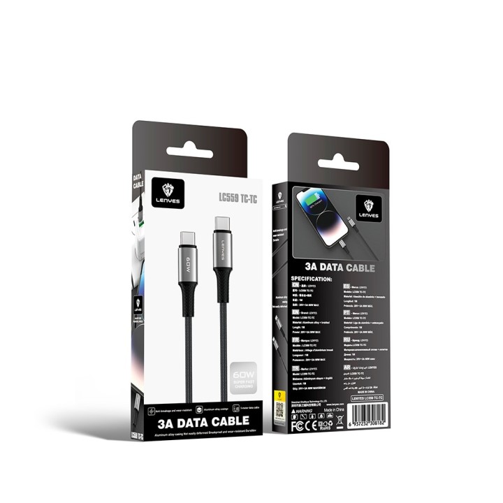 Cable Lenyes LC559 – USB-C a USB-C