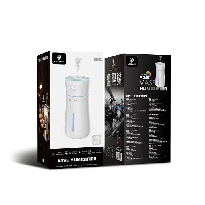Humidificador Lenyes LHU03 – Portátil Vase
