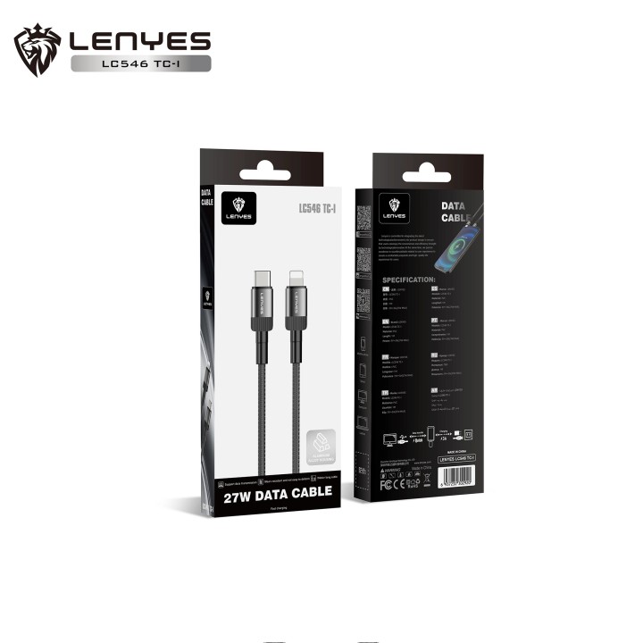 Cable Lenyes LC546 TC-I – USB-C a Lightning LC546TC-I 27W PD - 1