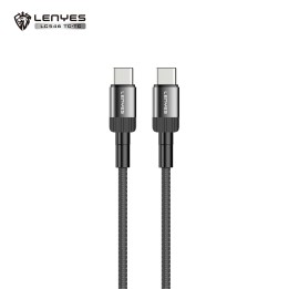 Cable Lenyes LC546 TC-TC – USB-C a USB-C 60W PD - 1 Metro Trenzado