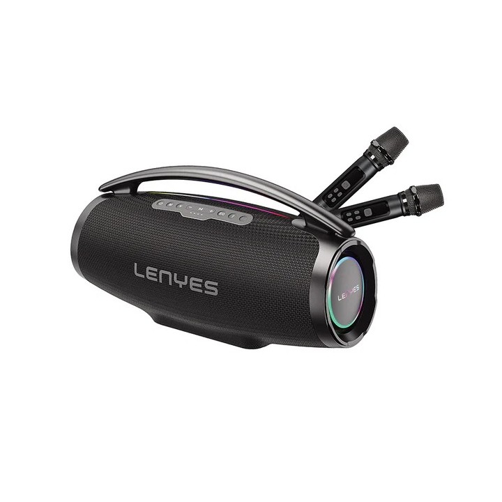 Altavoz Bluetooth Party Lenyes BOOST X de 600W Peak Power con de Batería 45000mAh y 2 Micrófonos UHF | Carga Rápida PD 60W