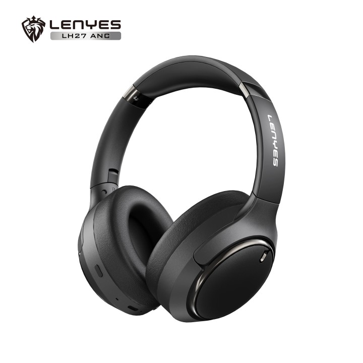 Auriculares Inalámbricos Lenyes LH27 ANC | Cancelación Activa de Ruido (35dB) | Bluetooth 5.4 | Autonomía 31H | Cuero PU Premium