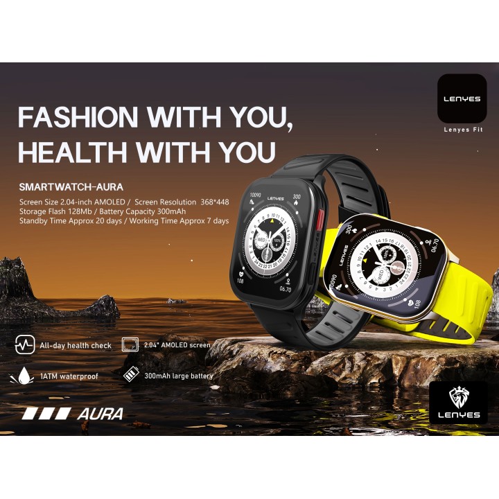 Reloj inteligente Lenyes Aura-9509 – Marco 8mm