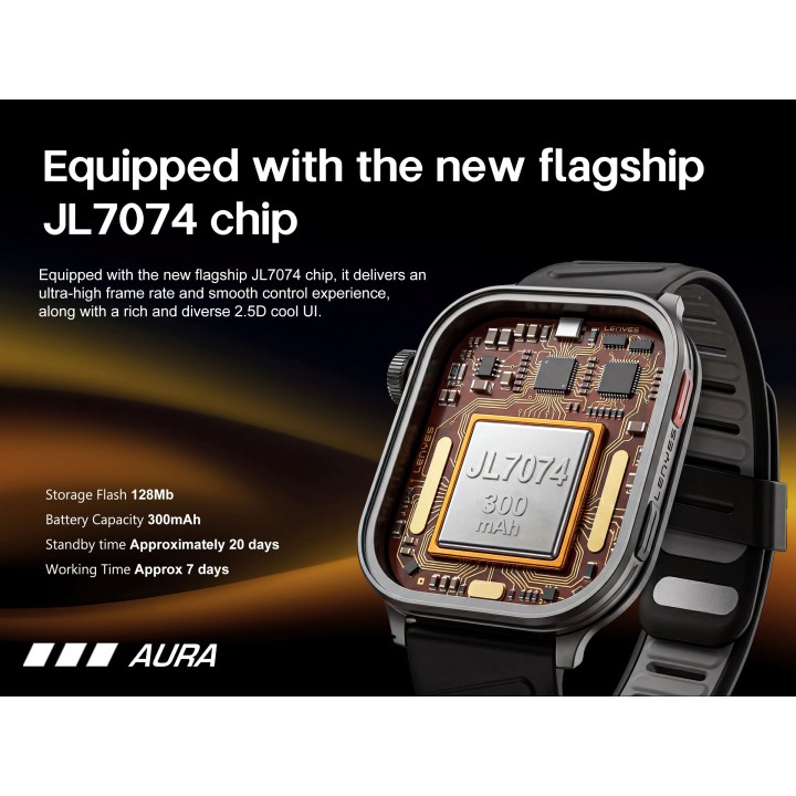 Reloj inteligente Lenyes Aura-9509 – Marco 8mm