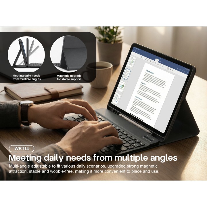 Funda con Teclado Inalámbrico Lenyes WK114 – para iPad 10.9"