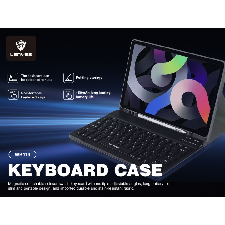 Funda con Teclado Inalámbrico Lenyes WK114 – para Samsung Tab S9 10.9"