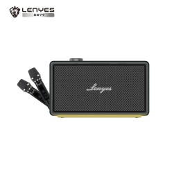 Altavoz Party Box Lenyes S877 Negro de 200W Pico con Batería 4500mAh, con RGB y 2 Micrófonos de Carga Rápida 30W PD