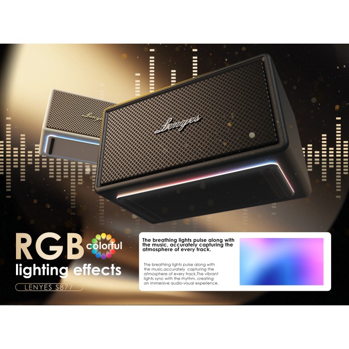 Altavoz Party Box Lenyes S877 200W Negro al por Mayor | WePhone