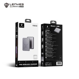 Lenyes PW0015D Power Bank 5000mAh Wireless 15W Ultrathin Wholesale | WePhone