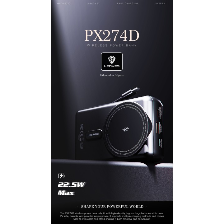 Power Bank Lenyes PX274D – 20000mAh