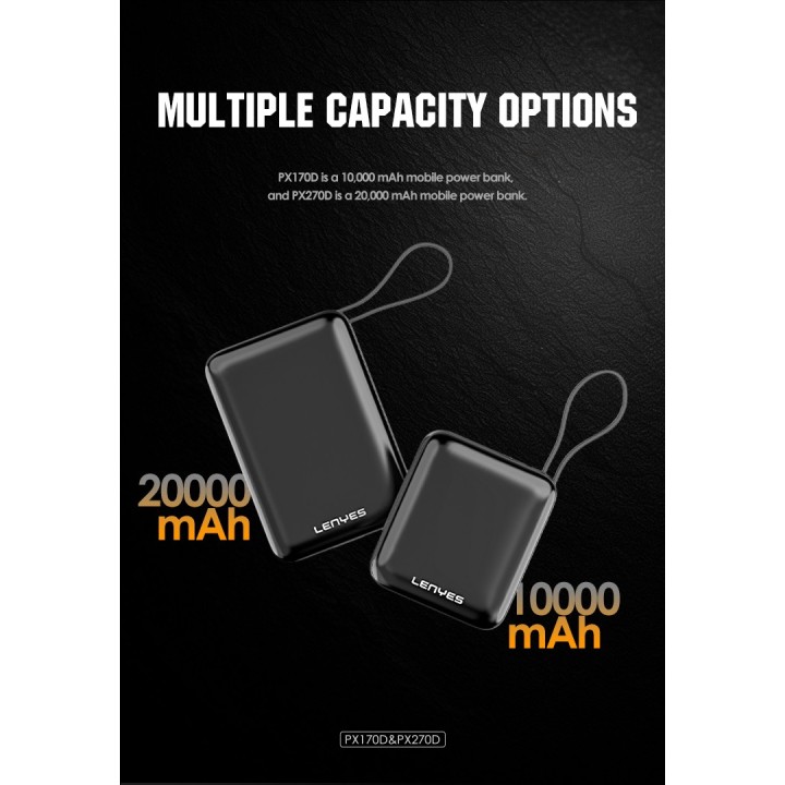 Power Bank Lenyes PX270D – 20000mAh