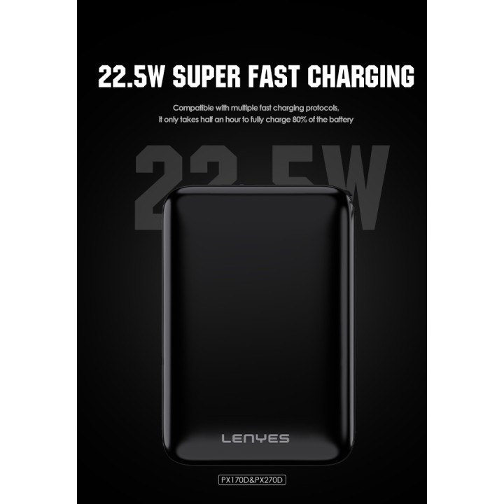 Power Bank Lenyes PX270D – 20000mAh