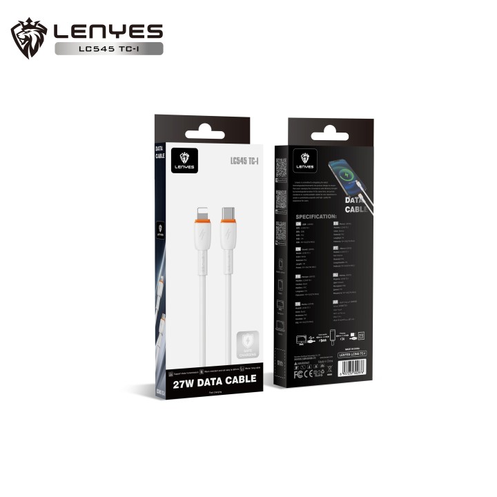 Cable Lenyes LC545 – TC-I de Datos (Tipo-C a Lightning)
