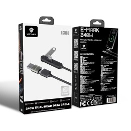Cable Lenyes LC569 – dual type-c with stand 240w