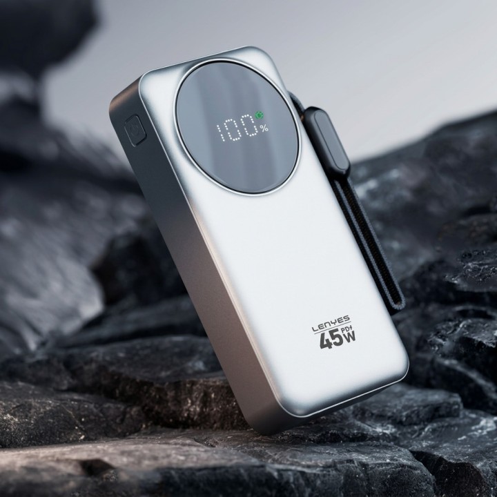 Power Bank Lenyes PX279D – 20000mAh 45W con Cables