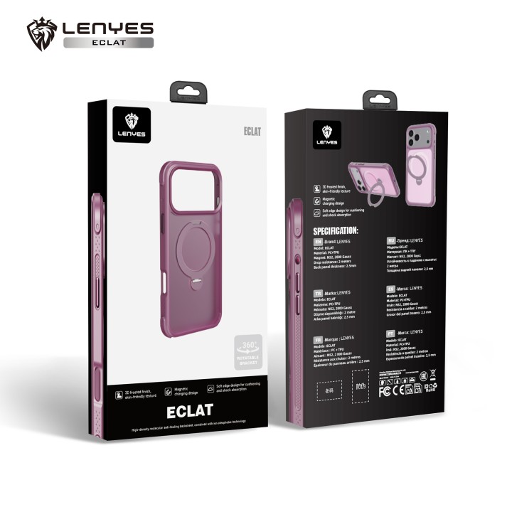 Funda Lenyes 0574 – iPhone 18 Pro Cherry